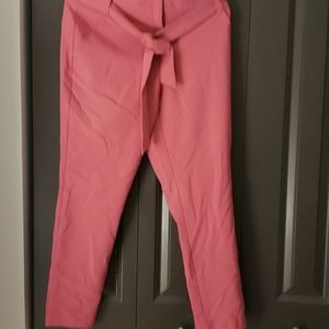 New York and Co tie belt dress pants size 10